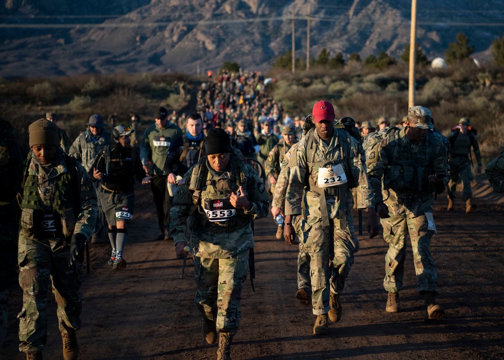 Team Kirtland participates in Bataan Memorial Death March