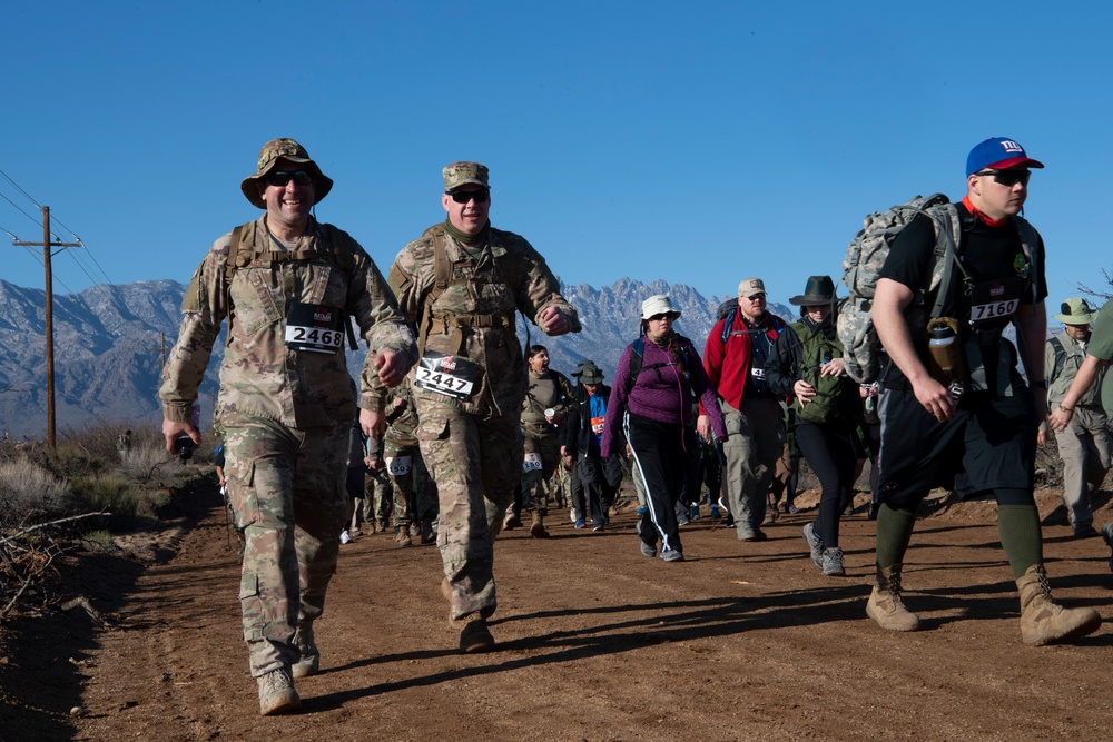 Team Kirtland participates in Bataan Memorial Death March