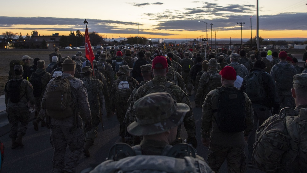 Team Kirtland participates in Bataan Memorial Death March