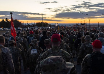 Team Kirtland participates in Bataan Memorial Death March