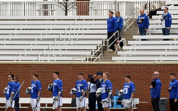 USAFA lacrosse team verses Mercer University