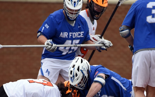 USAFA lacrosse team verses Mercer University