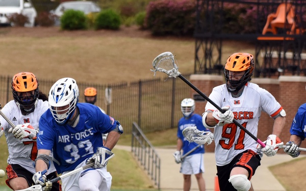 USAFA lacrosse team verses Mercer University