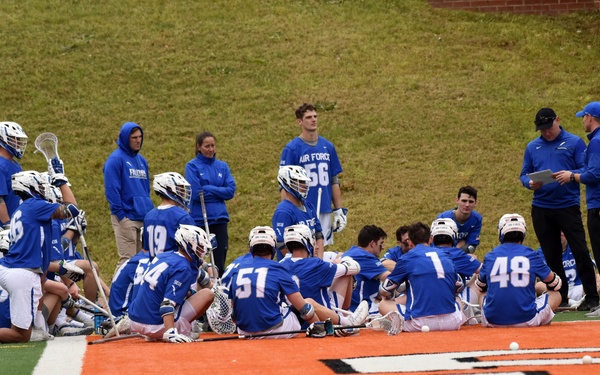 USAFA lacrosse team verses Mercer University