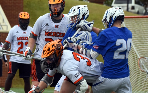 USAFA lacrosse team verses Mercer University