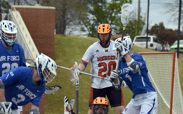 USAFA lacrosse team verses Mercer University