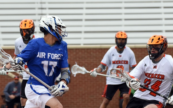USAFA lacrosse team verses Mercer University