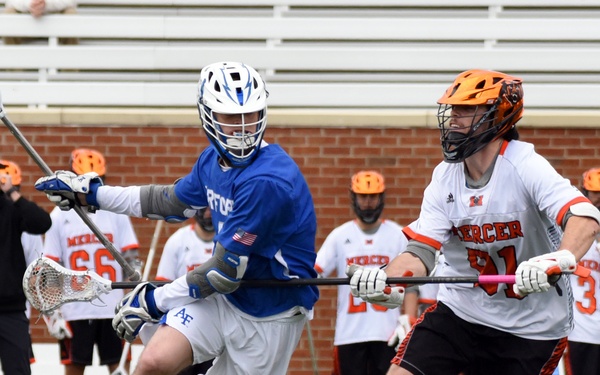 USAFA lacrosse team verses Mercer University