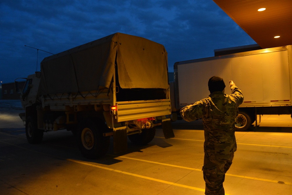 National Guard Members respond to Fremont, Nebraska for flood relief