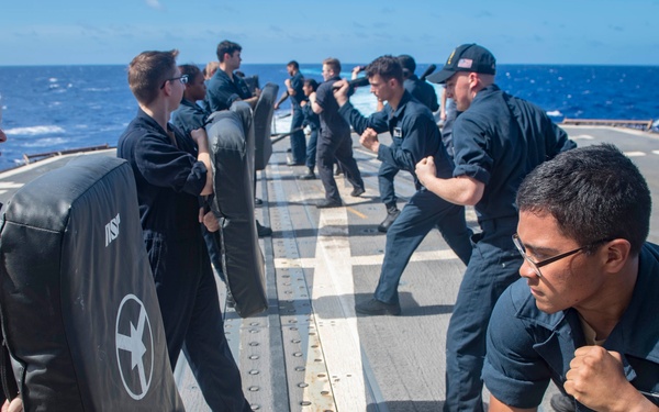 USS Chancellorsville Security Reaction Force Training