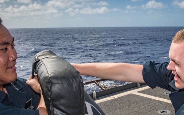 USS Chancellorsville Security Reaction Force Training