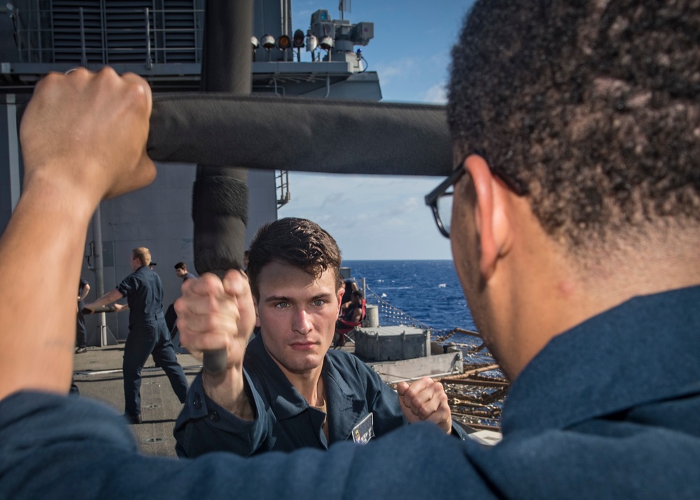 USS Chancellorsville Security Reaction Force Training