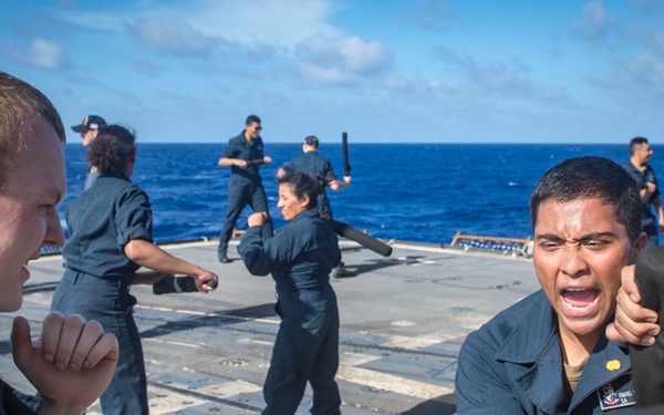 USS Chancellorsville Security Reaction Force Training