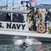 Seabees from UCT-2 and Sailors from CRS-3 and 11 Perform Pier Hydrographic Survey Training at Santa Rosa Island During Pacific Blitz 2019