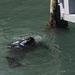 Seabees from UCT-2 and Sailors from CRS-3 and 11 Perform Pier Hydrographic Survey Training at Santa Rosa Island During Pacific Blitz 2019
