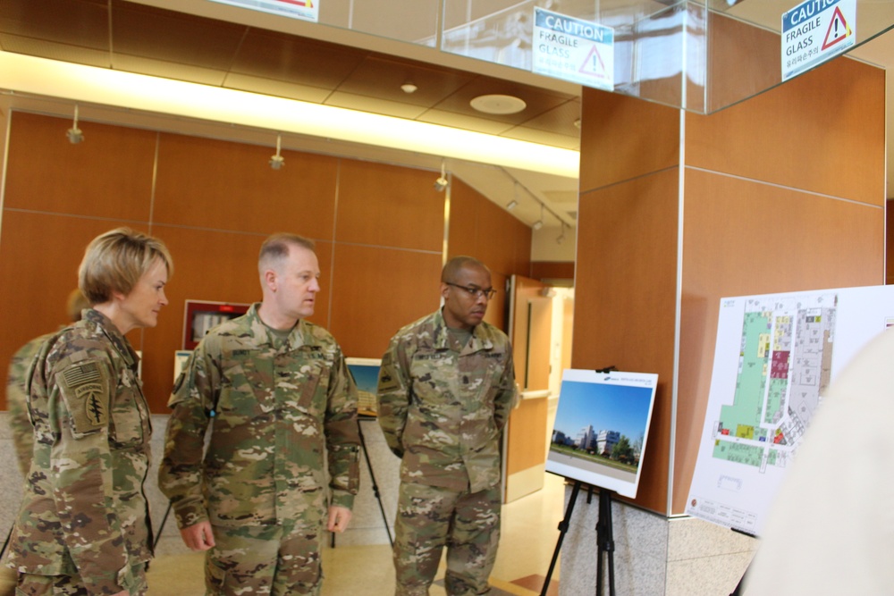 Tripler and Madigan command visit the new Brian D. Allgood Army Community Hospital