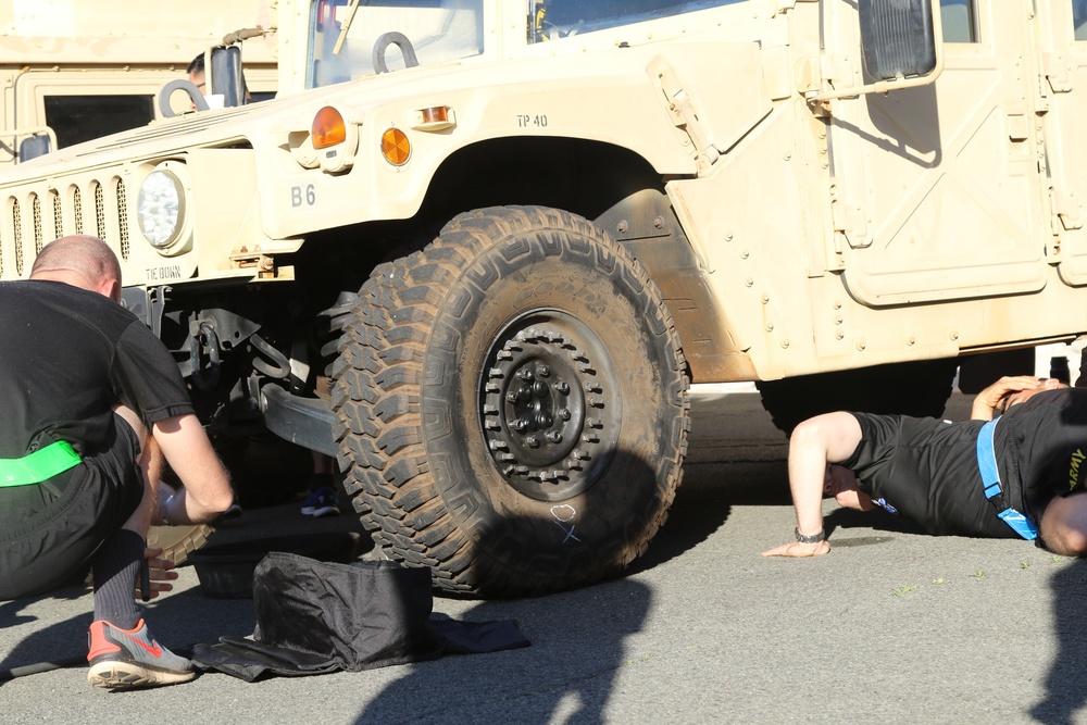 How many company commanders does it take to change a tire?