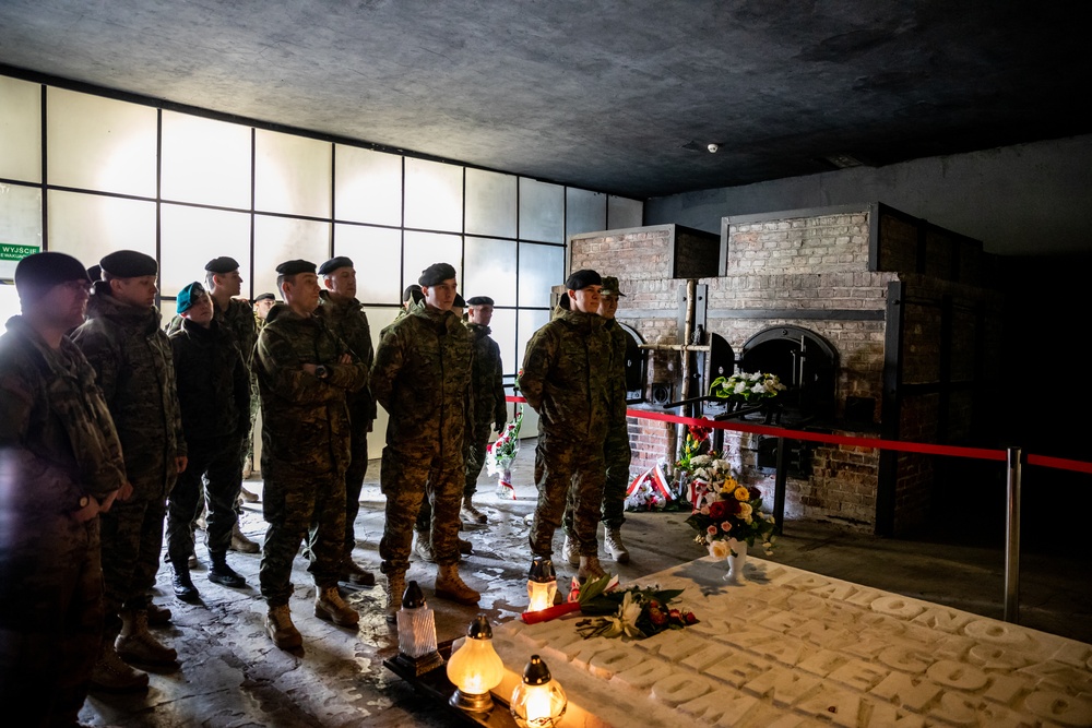 Battle Group Poland Soldiers visited Historical Sites in Poland