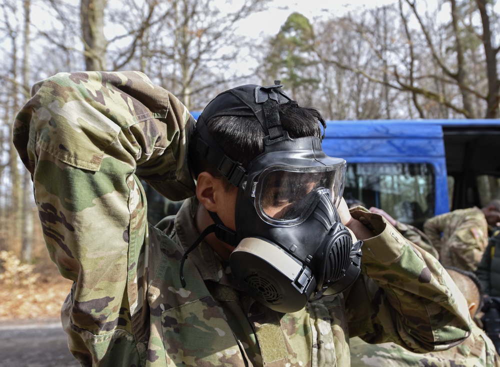 554th Military Police Company CS Gas Training