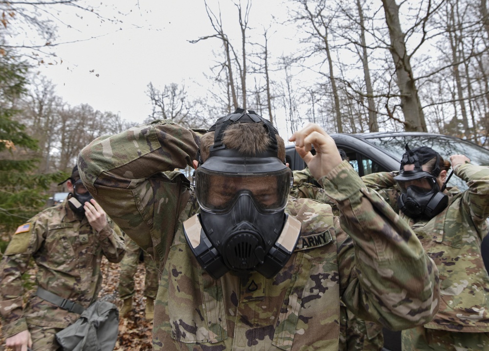 554th Military Police Company CS Gas Training