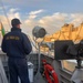 The Littoral Combat Ship USS Sioux City (LCS 11) conducts her first Underway Replenishment