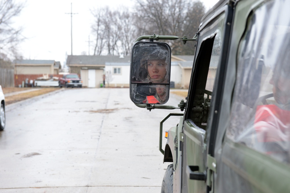 Nebraska National Guard assist with local flood response