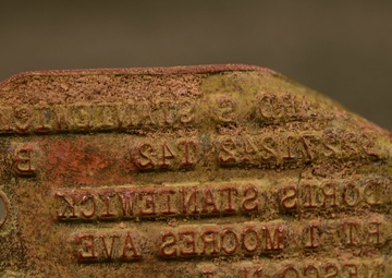 SJAFB metal detecting enthusiast returns lost dog tags