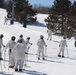 Students in Cold-Weather Operations Course Class 19-06 complete skiing familiarization at Fort McCoy