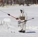 Students in Cold-Weather Operations Course Class 19-06 complete skiing familiarization at Fort McCoy
