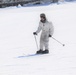 Students in Cold-Weather Operations Course Class 19-06 complete skiing familiarization at Fort McCoy