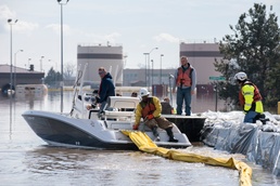 Team Offutt battles flood waters