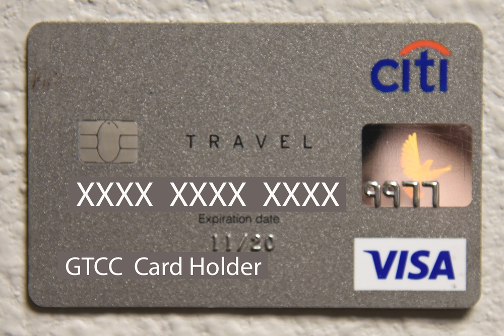 Authorized travel with the GTCC