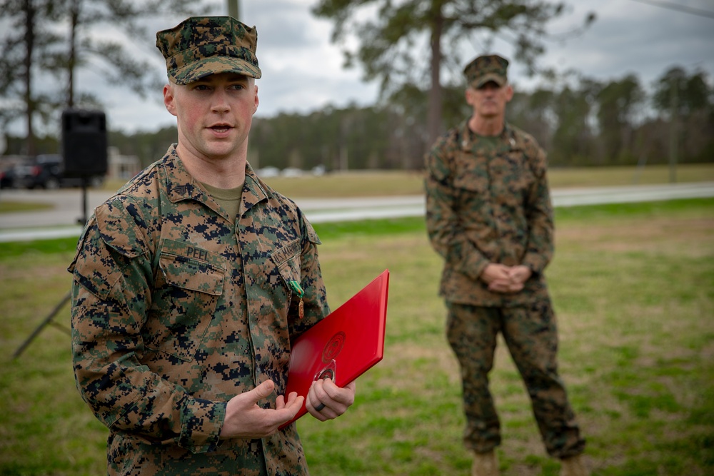 Marine Corps Combat Service Support Schools Instructor of the Year Ceremony