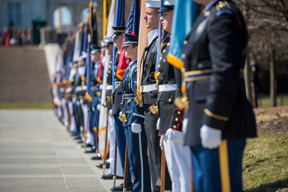 President of the Federative Republic of Brazil Jair Bolsonaro Participates in an Armed Forces Full Honors Wreath-Laying Ceremony at the Tomb of the Unknown Soldier