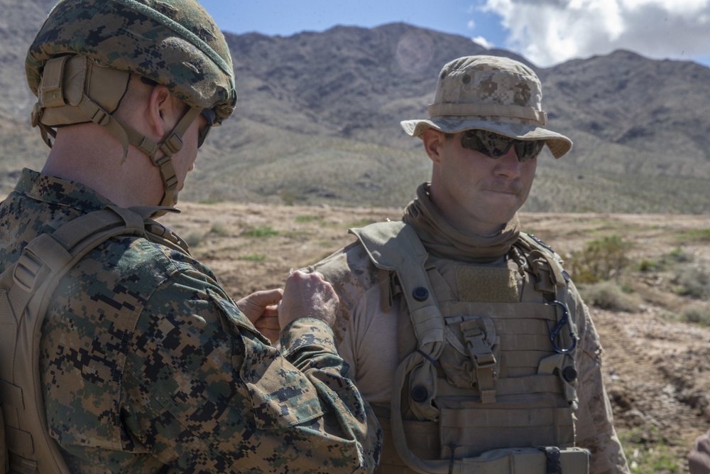 2nd Marine Division CG Meritoriously Promotes Cpl Patrick Mulcahy