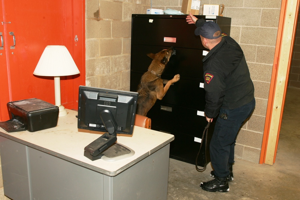 2015 Wisconsin State Patrol K-9 Training at Fort McCoy