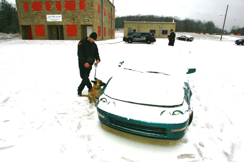 2015 Wisconsin State Patrol K-9 Training at Fort McCoy