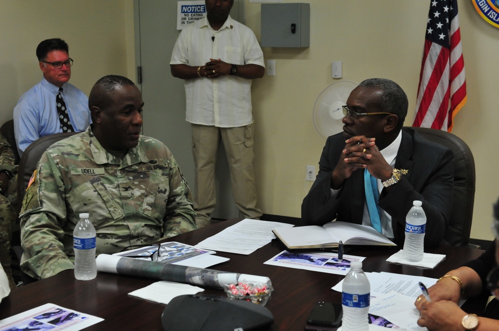 Gov. Bryan visits VING compound