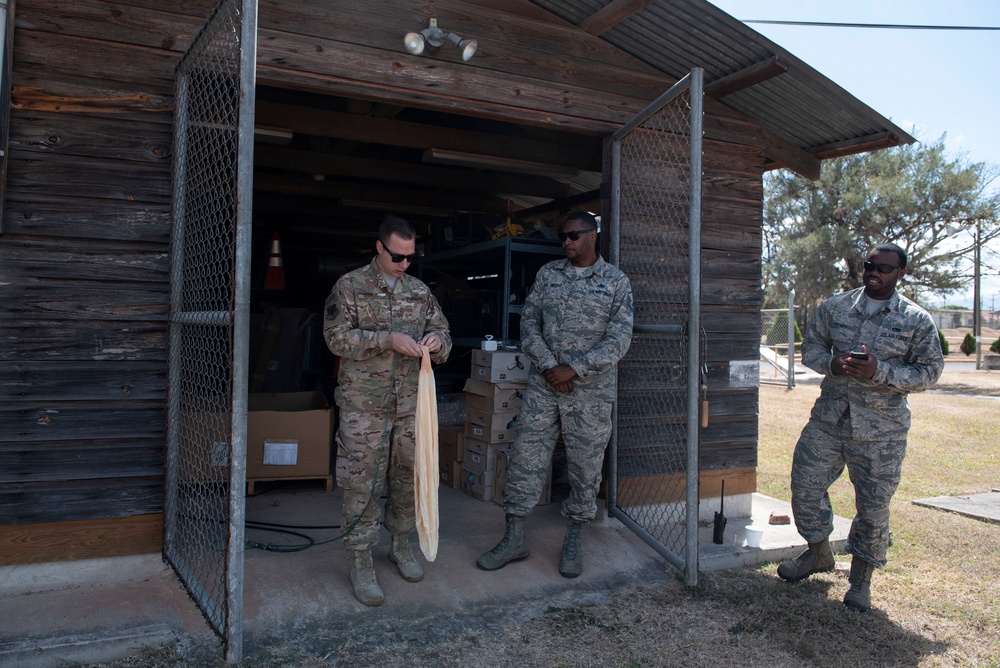612th ABS performs weather balloon training