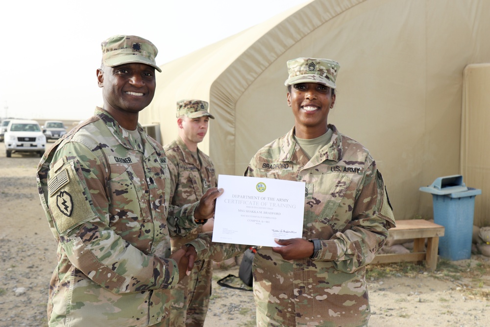 United States Army Central Signal University graduation ceremony