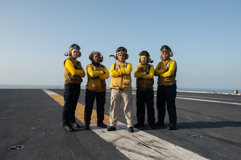 The aircraft carrier USS John C. Stennis (CVN 74) observes Women’s History Month