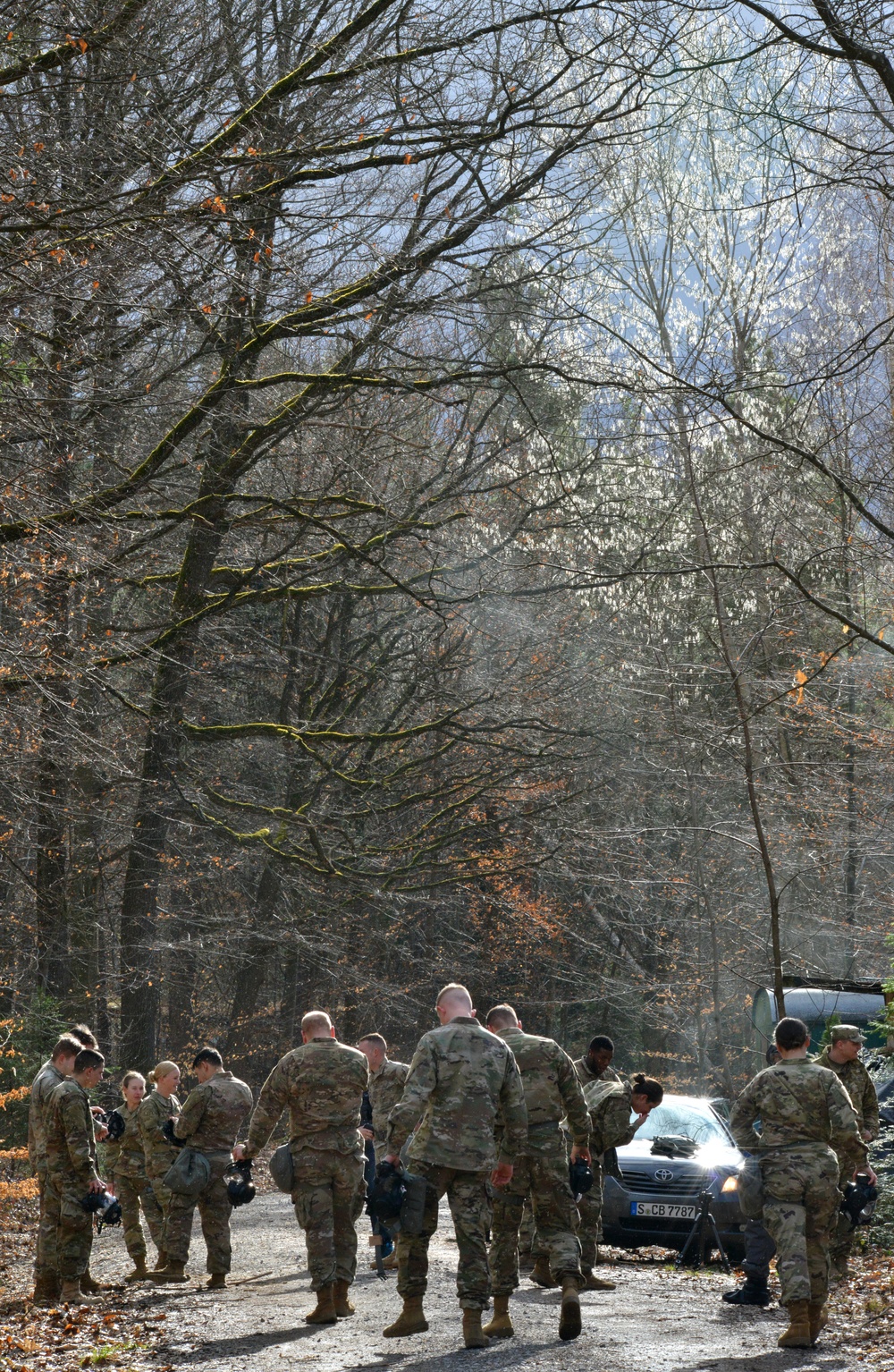 554th conduct CBRN training