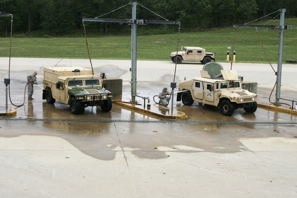 2015 Wash Rack Operations at Fort McCoy