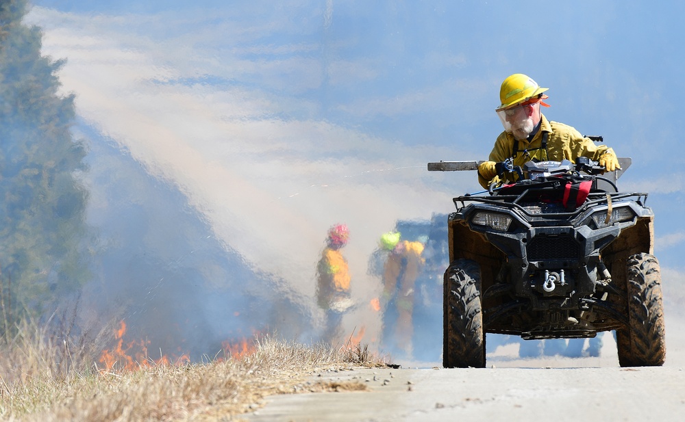 Natural Resources team begins prescribed fire season after historic rainfall