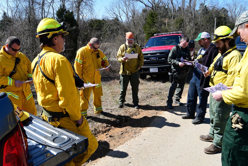 Natural Resources team begins prescribed fire season after historic rainfall