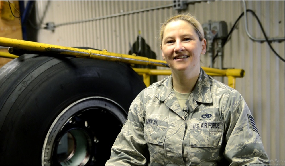 Tech. Sgt. Sharon Mekal, 439th Maintenance Squadron Crew Chief