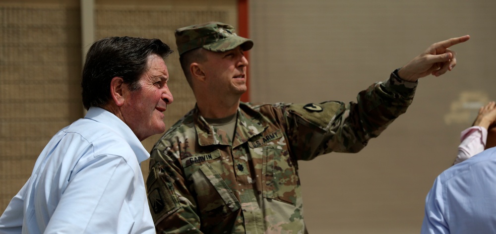 U.S. Delegates Visit USARCENT Soldiers in Kuwait