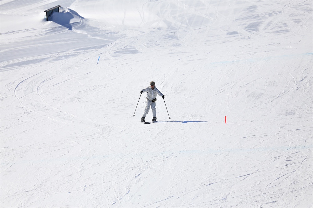 Cold-Weather Operations Course Class 19-06 students learn skiing at Fort McCoy