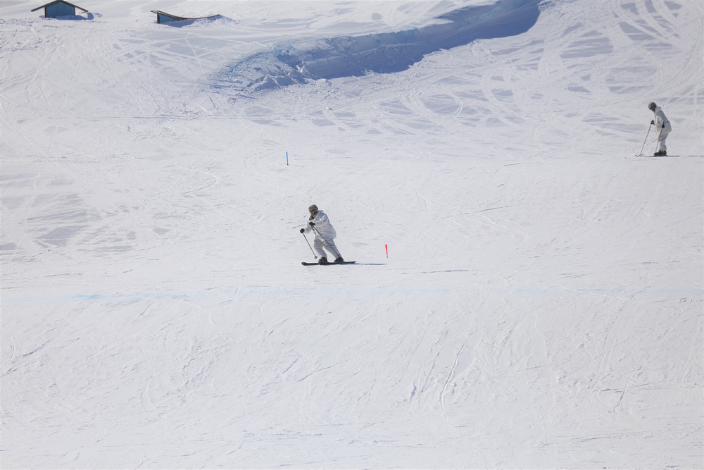 Cold-Weather Operations Course Class 19-06 students learn skiing at Fort McCoy
