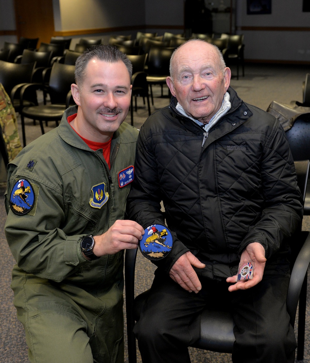 Team Mildenhall hosts Tony Foulds who dedicated his life to remembering “Mi Amigo” crew